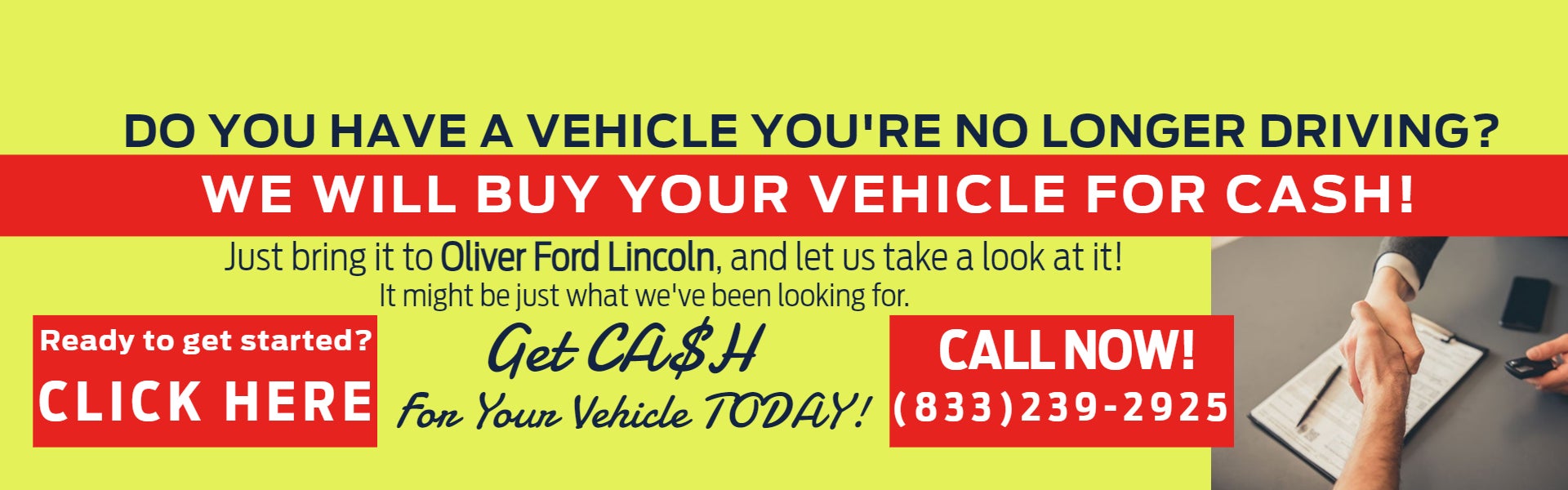 Cash For Your Vehicle